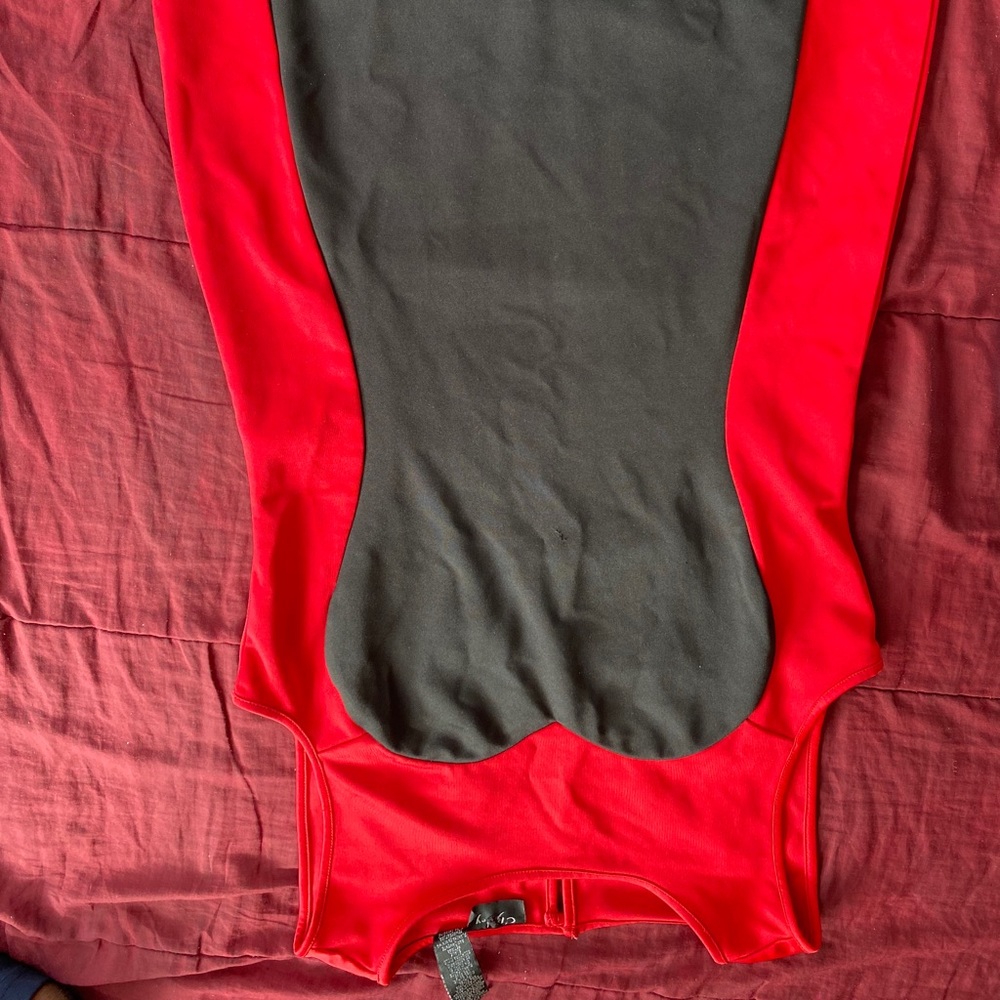 Black and red dress